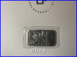 1oz Solid 999 fine Silver Royal Mint Una And The Lion Bullion Bar new sealed uk