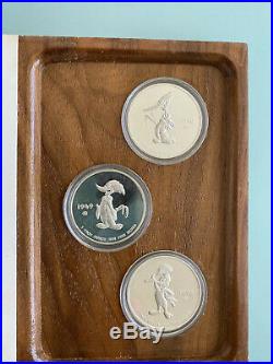 1oz X3 Solid Silver Coins LIMITED EDITION STORYLINE COMMEMORATIVE PROOFSET