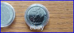 1oz x 5 / 2015 Queen Elizabeth, Solid Silver Britannia £2 Coin Free Capsule
