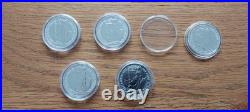 1oz x 5 / 2015 Queen Elizabeth, Solid Silver Britannia £2 Coin Free Capsule