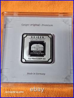 1ozt Silver Geiger Edelmetalle. 999 FINE SILVER RARE ERROR 1ozt Silver Geiger Edelmetalle. 999 FINE SILVER RARE ERROR