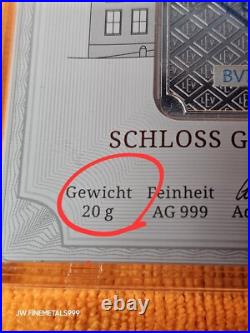 1ozt Silver Geiger Edelmetalle. 999 FINE SILVER RARE ERROR 1ozt Silver Geiger Edelmetalle. 999 FINE SILVER RARE ERROR