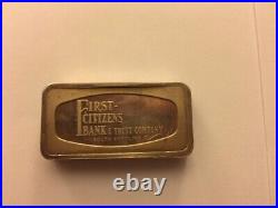 1st Citizens Bank & Trust SC, Solid Sterling Silver Franklin Mint 702585 D5
