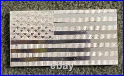 1st Ed.'74-'76 Franklin Mint Flags of UN Solid St Silver USA, Can, Mex, Panama