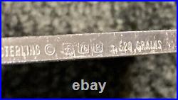 1st Ed.'74-'76 Franklin Mint Flags of UN Solid St Silver USA, Can, Mex, Panama