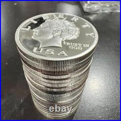 2000 NORFED $10 1oz 999 FINE SILVER FROSTY PROOF-LIKE BU Type III? In CAPSULE