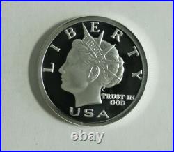 2003 NORFED $ 1 oz. 999 FINE SILVER FROSTY PROOFLIKE FROM FEDERAL IMPOUND 11c