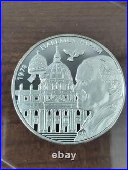 2005 Knights Of Malta, 1oz Solid Silver, Proof Coin, 100 Liras