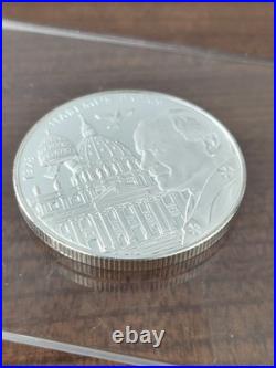 2005 Knights Of Malta, 1oz Solid Silver, Proof Coin, 100 Liras