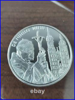 2005 Knights Of Malta, 1oz Solid Silver, Proof Coin, 100 Liras