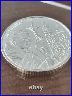 2005 Knights Of Malta, 1oz Solid Silver, Proof Coin, 100 Liras