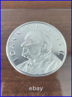 2005 Knights Of Malta, Solid Silver, 1oz, Coin, 100 Liras
