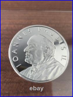 2005 Knights Of Malta, Solid Silver, 1oz, Coin, 100 Liras