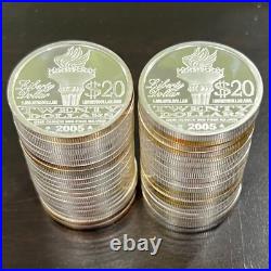 2005 NORFED 1 oz. 999 FINE SILVER FROSTY PROOF LIKE $20? BU in CAPSULE