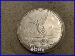 2008 Mexico Libertad Angel Solid. 999 Silver Bullion 1 Kg Coin