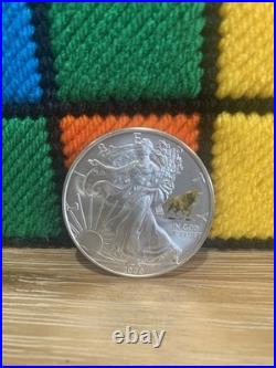 2009 1oz Lunar Year Of The Ox. 999 Fine Solid Silver Eagle Coin In Capsule