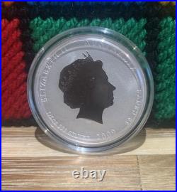 2009 Lunar Ox Half 1/2 0.5 Oz Solid Silver. 999 Coin Australian Perth Mint