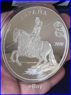 2010 Pintores Españoles Goya 50 Euro Plata Proof Solid Silver Coin 5oz Spanish