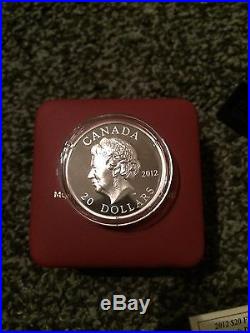 2012 $20 Fine silver coin Queen's Diamond Jubilee Rare solid silver high relief