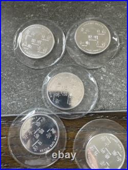 2013 APMEX Year Of The Snake Uncirculated 5x1oz. 999 Fine Solid Silver Rounds 2013 APMEX Year Of The Snake Uncirculated 5x1oz. 999 Fine Solid Silver Rounds