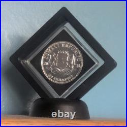 2014 African Wildlife Elephant 1oz Silver Bullion Coin in Square Capsule/Display