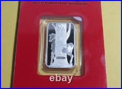2014 Pamp Suisse 10gr Silver Bar Lunar Legend Series Year of the Horse #851