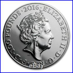 2016 Great Britain Silver £100 for £100 Trafalgar Square