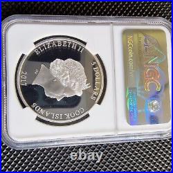 2017 Spiderman Homecoming Solid Silver PF 69 ULTRA CAMEO 1 Oz Coin