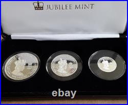2018 Alderney Solid Silver Proof 925 The Queen's Coronation Jubilee Set Ltd 499