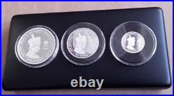 2018 Alderney Solid Silver Proof 925 The Queen's Coronation Jubilee Set Ltd 499