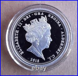 2018 Alderney Solid Silver Proof 925 The Queen's Coronation Jubilee Set Ltd 499