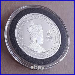 2018 Alderney Solid Silver Proof 925 The Queen's Coronation Jubilee Set Ltd 499