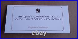 2018 Alderney Solid Silver Proof 925 The Queen's Coronation Jubilee Set Ltd 499