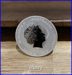 2018 Australia Tiger And Dragon 1oz Solid Silver. 999 Perth Mint Coin