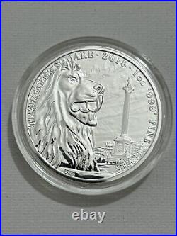 2018 Landmarks of Britain 1oz. 999 Silver Coin Trafalgar Square- LIMITED MINTAGE
