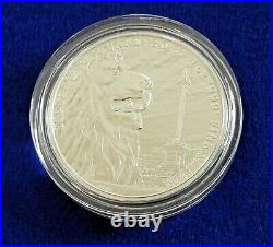 2018 United Kingdom Trafalgar Square 1 Oz. 999 Silver Coin Beautiful in Capsule