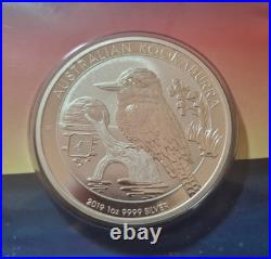 2019 1oz Silver Kookaburra With Square Penny Privy, Perth ANDA Money Expo