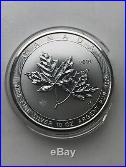 2019 Canada Maple 10 Oz 9999 Solid Silver Coin