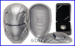 2019 Fiji $5 Marvel Iron Mask 2oz 999 Pure Silver Coin Solid Silver Collectible