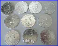 2019 Krugerrand 1oz silver coins x Ten ounces solid 999 Silver bullion 10 oz