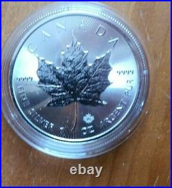 2020 1oz of Solid Silver Canadian Maple Leaf Bullion Coin 999 silver new