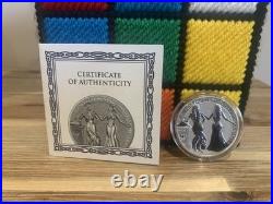 2020 Germania & Italia Allegories 1 oz. 9999 Solid Silver 5 Mark Coin With COA