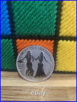 2020 Germania & Italia Allegories 1 oz. 9999 Solid Silver 5 Mark Coin With COA