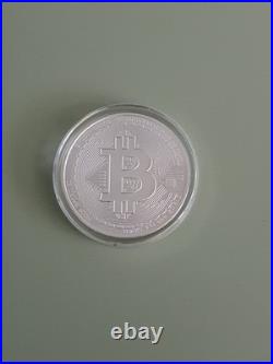 2021 Bitcoin 1 oz. 999 fine Solid silver commemorative Limited Original In Cap 2021 Bitcoin 1 oz. 999 fine Solid silver commemorative Limited Original In Cap
