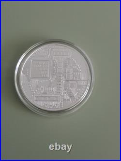 2021 Bitcoin 1 oz. 999 fine Solid silver commemorative Limited Original In Cap 2021 Bitcoin 1 oz. 999 fine Solid silver commemorative Limited Original In Cap