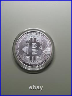 2021 Bitcoin 1 oz. 999 fine Solid silver commemorative Limited Original In Cap 2021 Bitcoin 1 oz. 999 fine Solid silver commemorative Limited Original In Cap