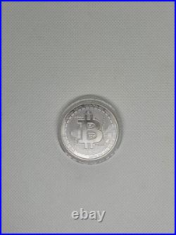 2021 Bitcoin 1 oz. 999 fine Solid silver commemorative Limited Original In Cap 2021 Bitcoin 1 oz. 999 fine Solid silver commemorative Limited Original In Cap