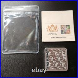 2021 Queen Elizabeth II 95th Birthday 1oz. 9999 Fine Silver Ingot Bar Square CPM