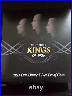 2021 Tokelau $1 Three Kings 1oz Solid Silver Proof Coin Number 240 Of 900
