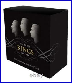 2021 Tokelau $1 Three Kings 1oz Solid Silver Proof Coin Number 455 Of 900